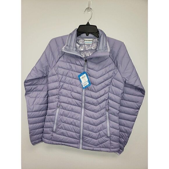 Columbia NEW Women's Lavender Powder Lite Jacket S - Picture 3 of 8